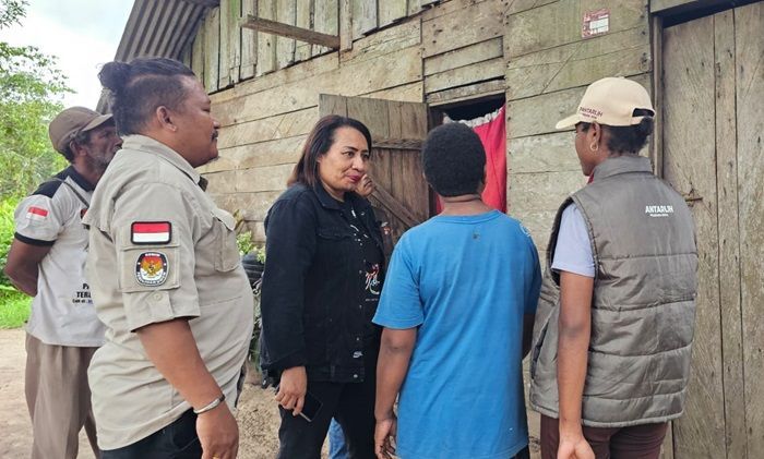 Meski Terkendala Jaringan Internet, COKLIT di KPU Kabupaten Mappi Berjalan Lancar