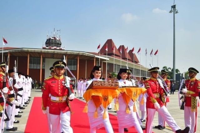 Persiapan HUT RI Ke-79: Bendera Pusaka dan Teks Proklamasi Terbang ke IKN