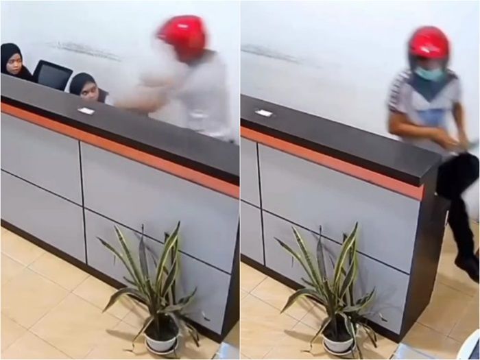 Viral Perampokan di BRI Link Riau Rugikan Rp72 Juta, Pelakunya Pakai Baju Polantas!