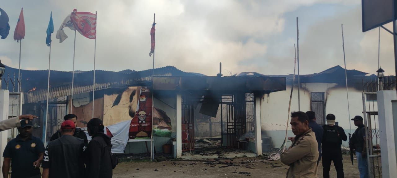 Kantor KPU Pegunungan Papua Dibakar Massa, 69 Orang Diamankan