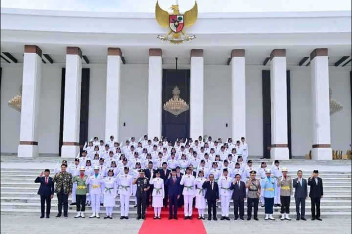 Presiden Jokowi Kukuhkan 76 Anggota Paskibraka 2024 di IKN, Simak Daftar Nama Selengkapnya!