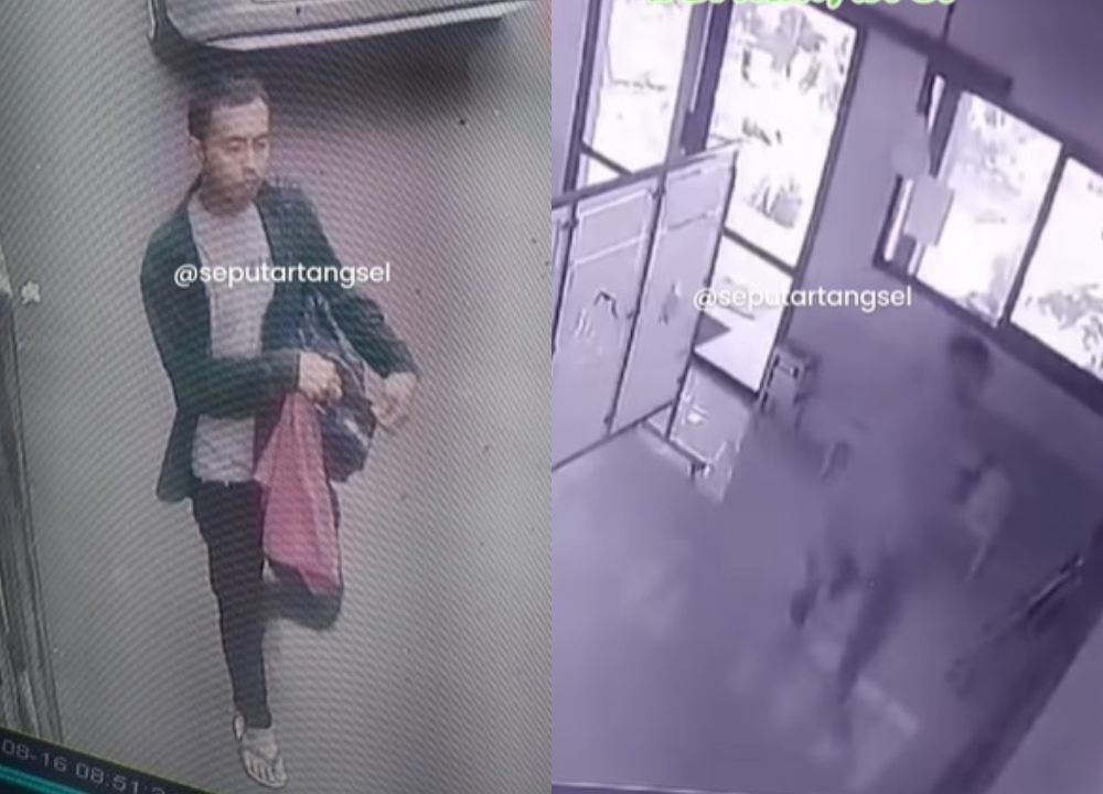 Viral Detik-detik Pria Curi Kotak Amal Masjid di Tangsel, Polisi Turun Tangan