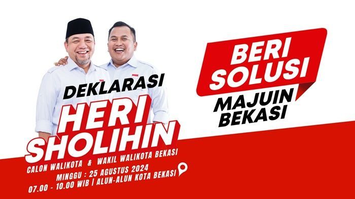 Heri Koswara-Sholihin Siap Deklarasi Maju untuk Pilkada Kota Bekasi