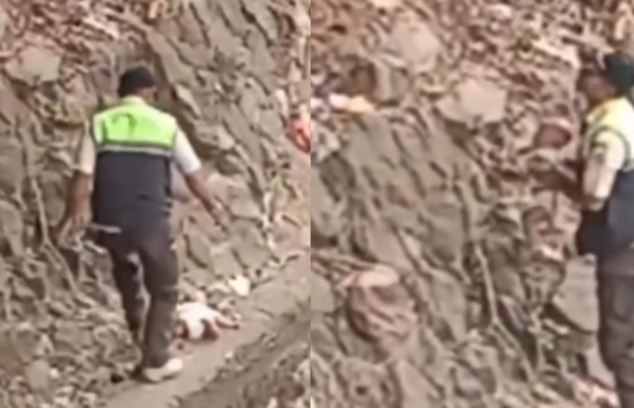 Viral! Bayi Ini Selamat Setelah Terjatuh Dari Tebing Tepi Kali di Tanah Abang
