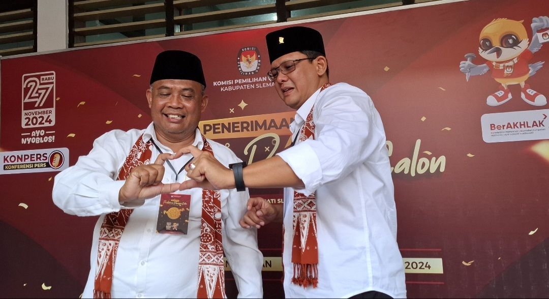 Sah Diusung 12 Partai, Pasangan Harda - Danang Ingin Kuliahkan Anak Tak Mampu di Sleman
