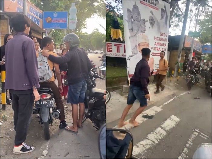 Mabuk dan Tabrak Pengendara Lain, Pelajar di Bali ini Malah Ajak Baku Hantam, Endingnya Dikasih Paham