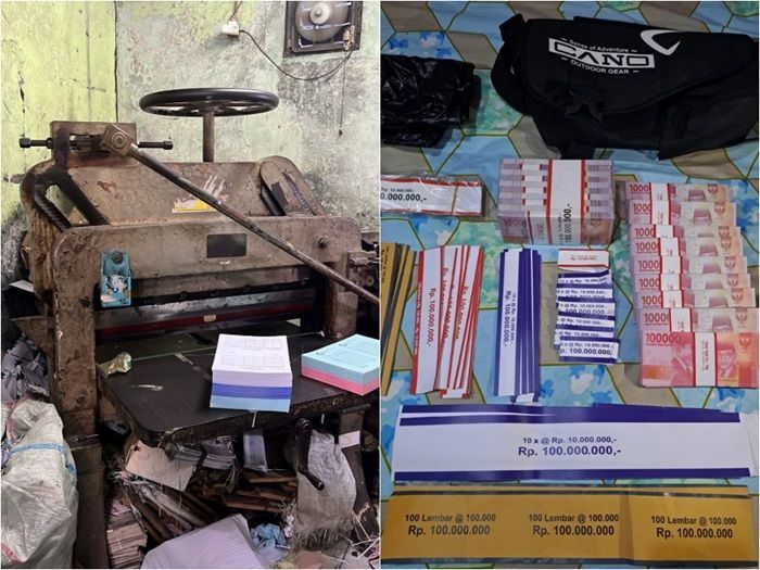 Waduh Ada Percetakan Uang Palsu di Bekasi, Bareskrim Sita Rp1,2 M Lembar Upal