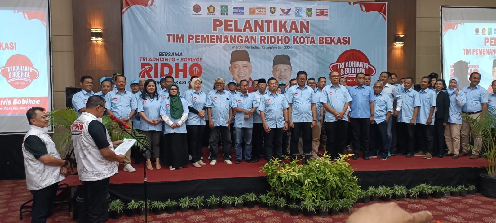 Pasangan Tri Adhianto-Abdul Harris Bobihoe Tunjuk Sudjatmiko Sebagai Ketua Tim Pemenangan Untuk Pilkada Kota Bekasi