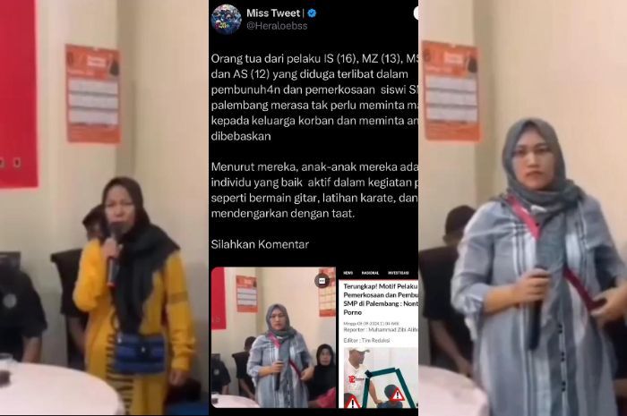 Pihak Keluarga Pelaku Pembunuhan dan Pemerkosaan Siswi SMP di Palembang Enggan Minta Maaf ke Pihak Korban