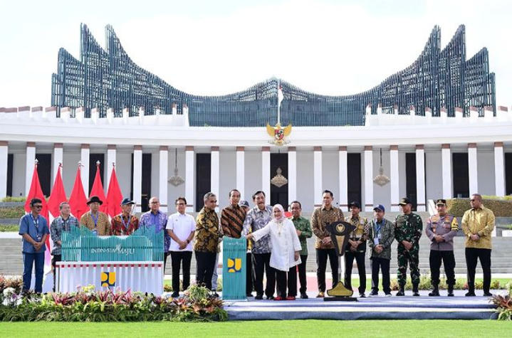 Resmikan Istana Negara di IKN, Presiden Jokowi Pastikan Kualitas Bangunan Berstandar Tinggi