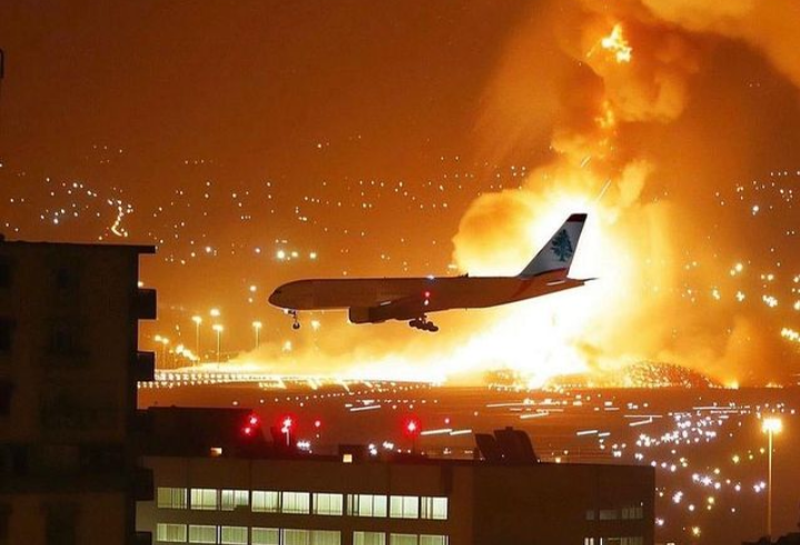 Serangan Brutal Israel di Bandara Internasional Beirut, 7 Bom Serentak Guncang Lebanon