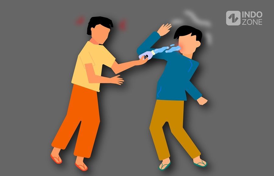 Bubarkan Remaja Nongkrong di Cilincing, Polisi Disiram Air Keras hingga Alami Luka Bakar!