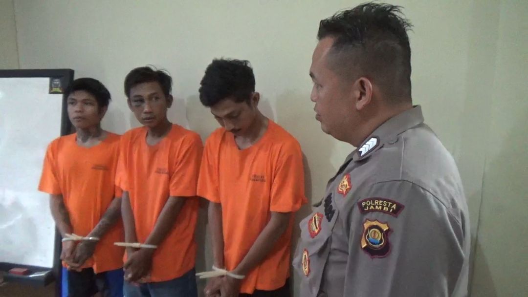 Polisi Ringkus Dua Spesialis Curanmor di Jambi, Satu Penadah Ikut Tertangkap