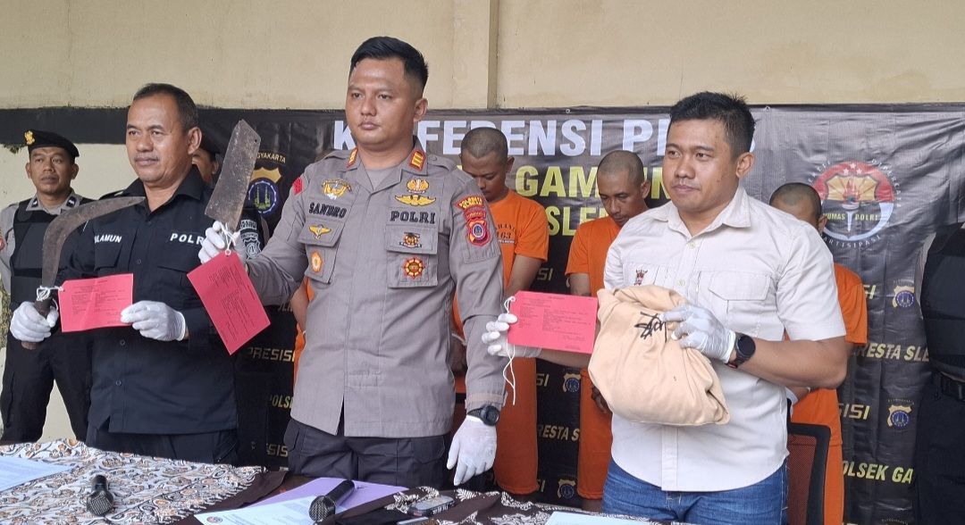 Polsek Gamping Tetapkan 6 Tersangka Pembacokan Dua Warga yang Hendak Tes CPNS di Jogja Telah ditangkap, 3 Buron