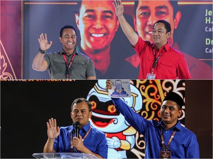 Hasil Quick Count Pilkada Jateng 2024, Pasangan Luthfi-Taj Yasin Ungguli Andika-Hendrar