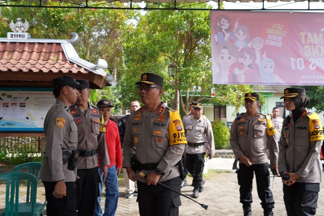 Kapolda dan Wakapolda DIY Pantau Pengamanan Pilkada 2024 : Situasi Kondusif