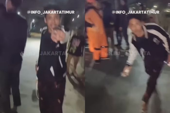 Viral Pemuda Ngamuk Tak Terima Dilerai, Kejar Petugas PPSU dengan Sajam di Kalimalang