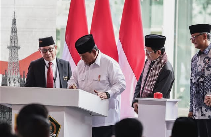 Presiden Prabowo Resmikan Terowongan Silaturahim, Simbol Harmoni Antarumat Beragama