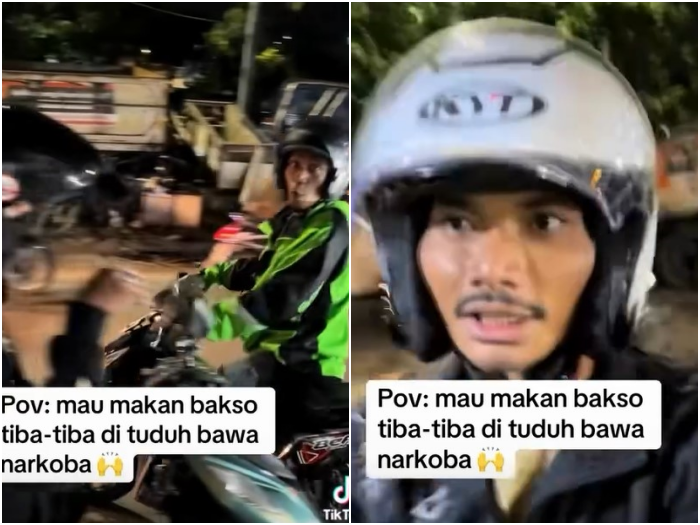 Viral! Warga Mau Makan Bakso Dituduh Bawa Narkoba, Oknum Anggota Tembakkan Pistol ke Udara