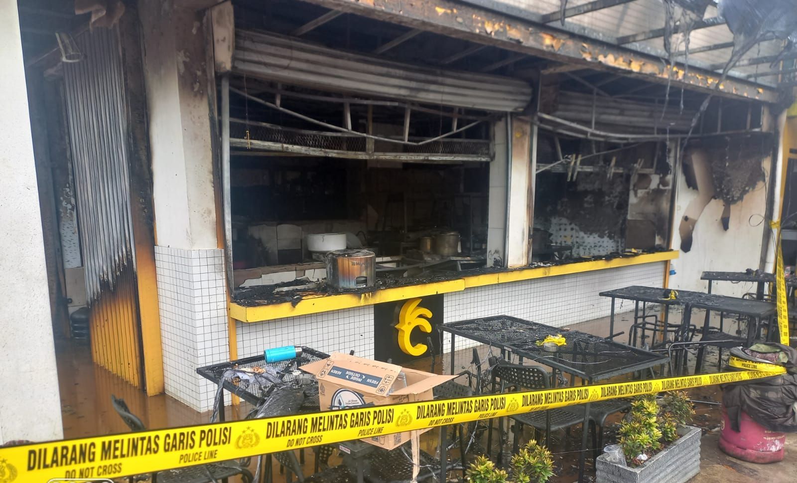 Restoran di Tangsel Hangus Terbakar, Polisi Duga Akibat Gas Bocor