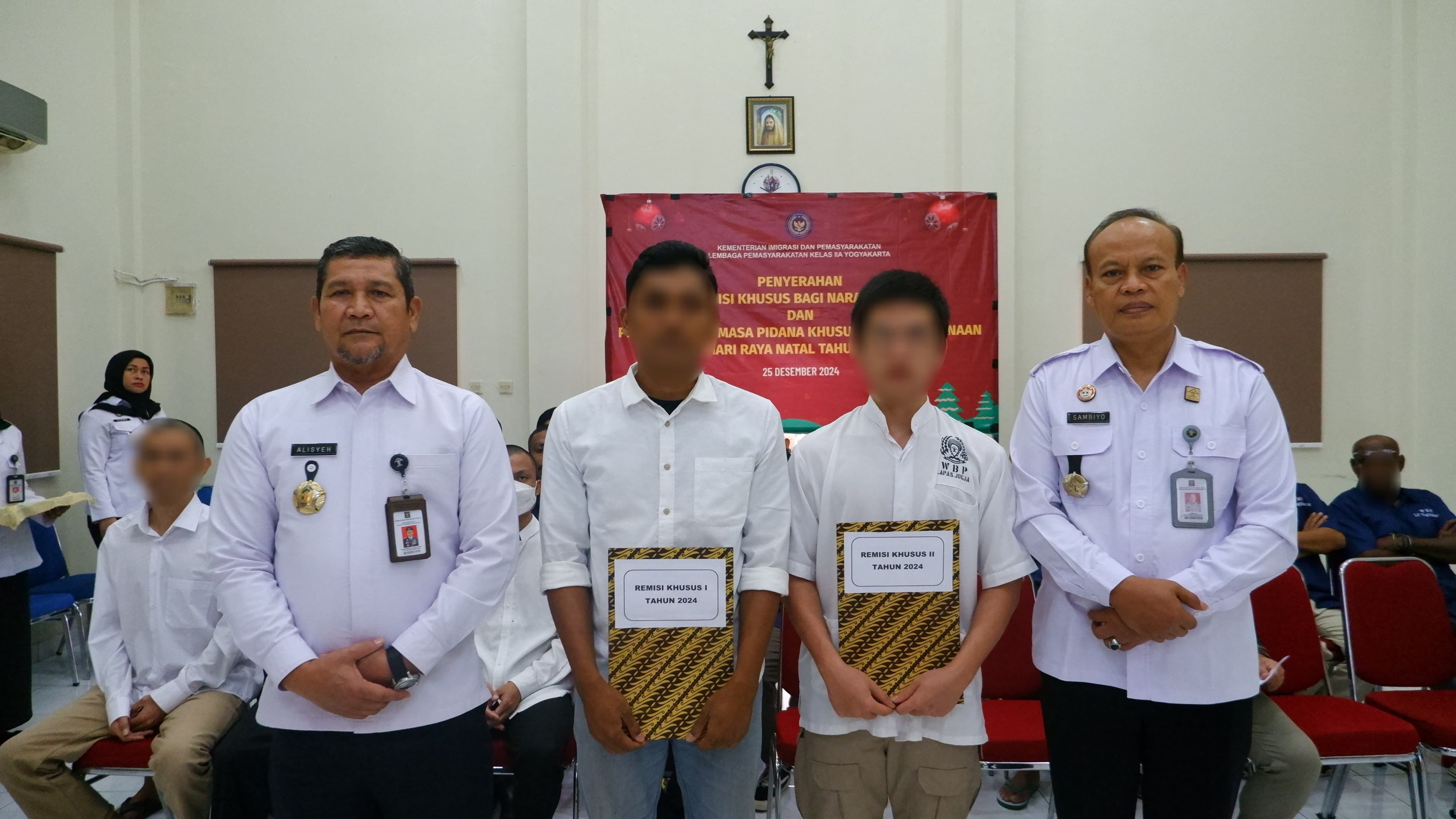 111 Warga Binaan Pemasyarakatan di Yogya Terima Remisi dalam Perayaan Hari Raya Natal 2024