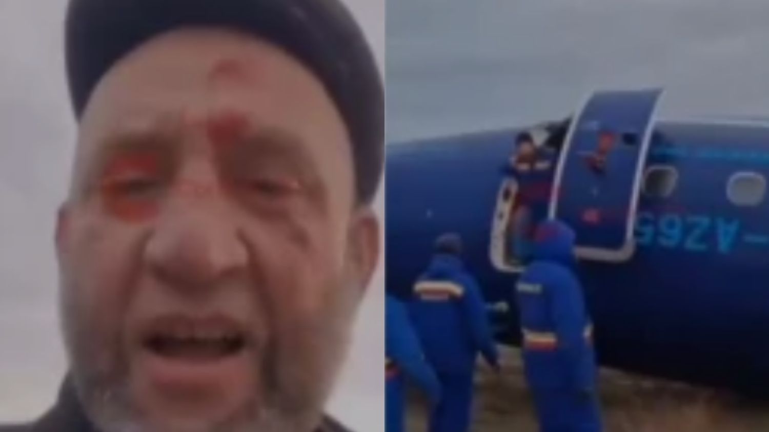 Selamat dari Jatuhnya Pesawat di Kazakhstan, Pria Ini Sempat Rekam Suasana Sebelum Insiden