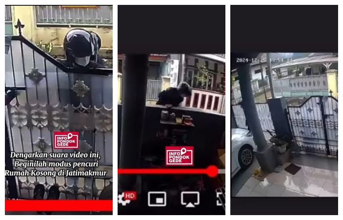 Viral Aksi Pencurian Modus Ketok Pager di Pondok Gede, Pelaku Diburu Polisi