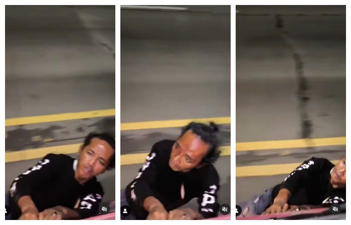 Viral! Video Tukang Palak yang Terbawa Sopir Truk Bikin Netizen Heboh