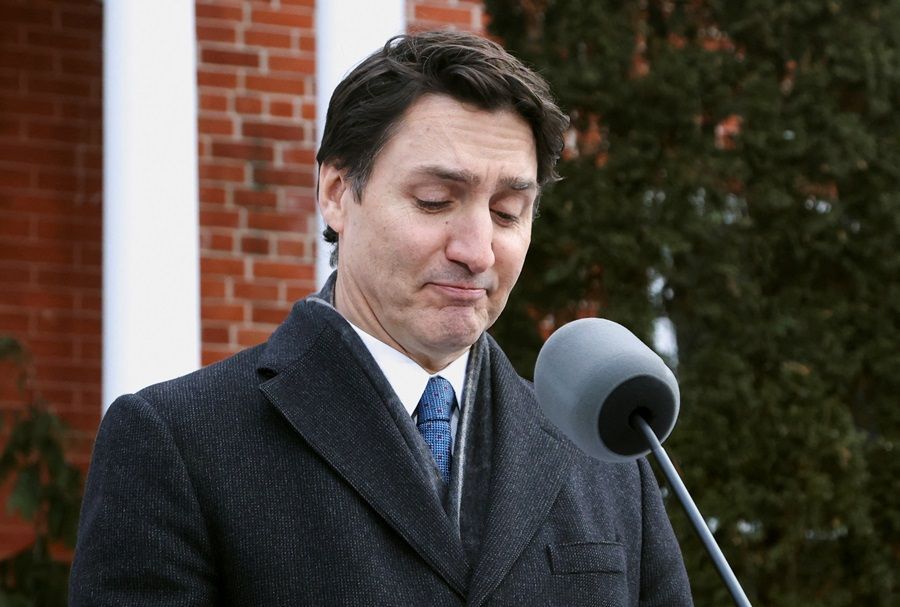 Mundur dari Jabatan PM Kanada, Justin Trudeau Tampak Berkaca-kaca dalam Konferensi Pers