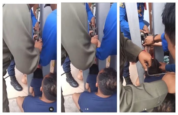 Viral Bocah 3 Tahun di Rangkasbitung Terjepit Pintu, Netizen Puji Damkar!