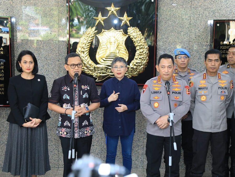 Menteri P2MI Temui Kapolri, Bahas Pembentukan Satgas TPPO