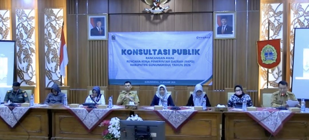 Gelar Konsultasi Publik, Pemkab Gunung Kidul Sampaikan Hal Ini