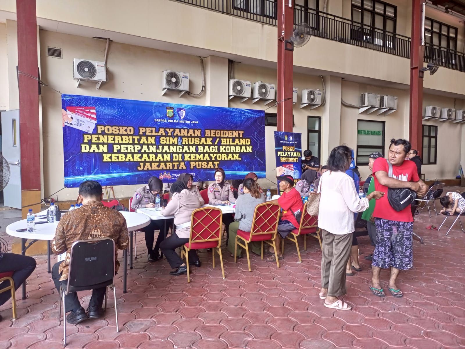 Khusus Korban Kebakaran Kemayoran, Polisi Beri Pelayanan Penerbitan SIM Gratis