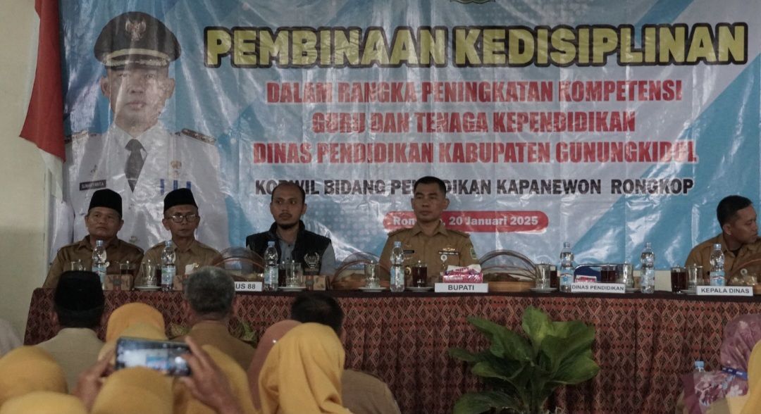 Gelar Pembinaan Kedisplinan di Gunungkidul, Bupati Sunaryanta Sampaikan Ini