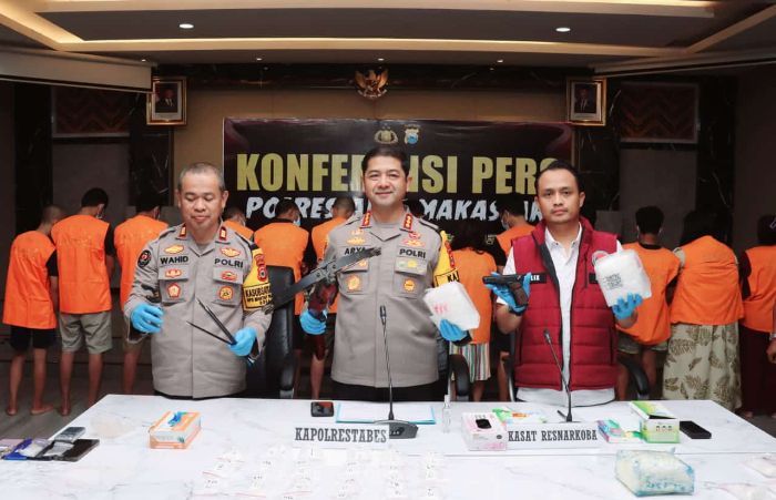 Polisi Ungkap Jaringan Narkoba Lintas Negara di Makassar, Pelaku Ada yang Dibawah Umur