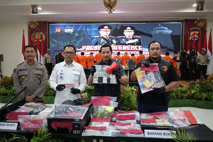Polda Banten Ciduk 14 Pelaku Penjual Uang Palsu, Sita Ratusan Juta