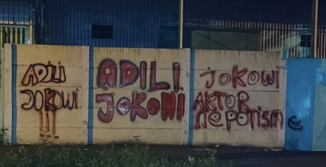 Polresta Yogyakarta Buru Pelaku Vandalisme Provokatif 'Adili Jokowi'