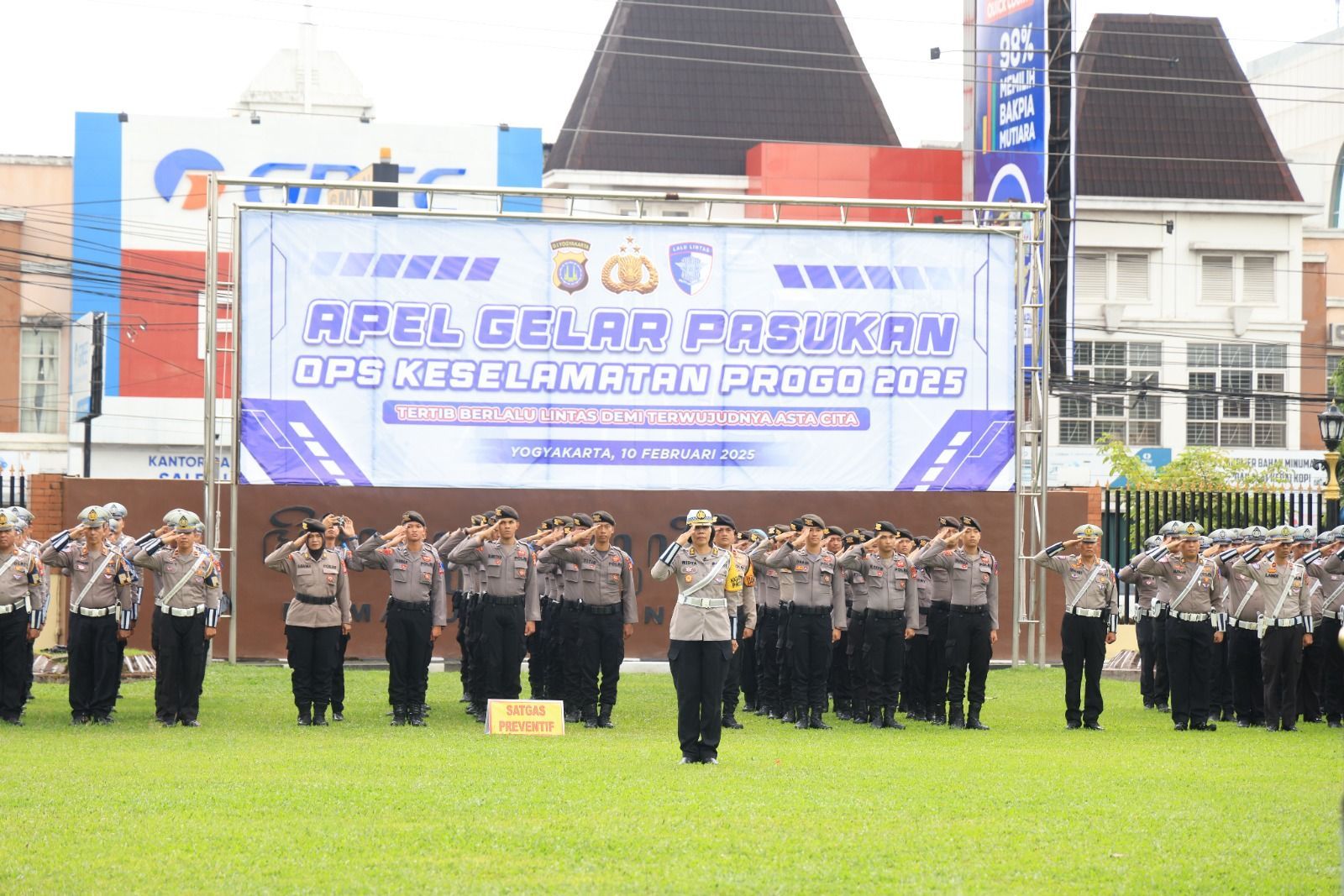 Operasi Keselamatan Progo 2025 Dimulai, Warga Diimbau Pakai Helm Walau Jarak Tempuh Dekat