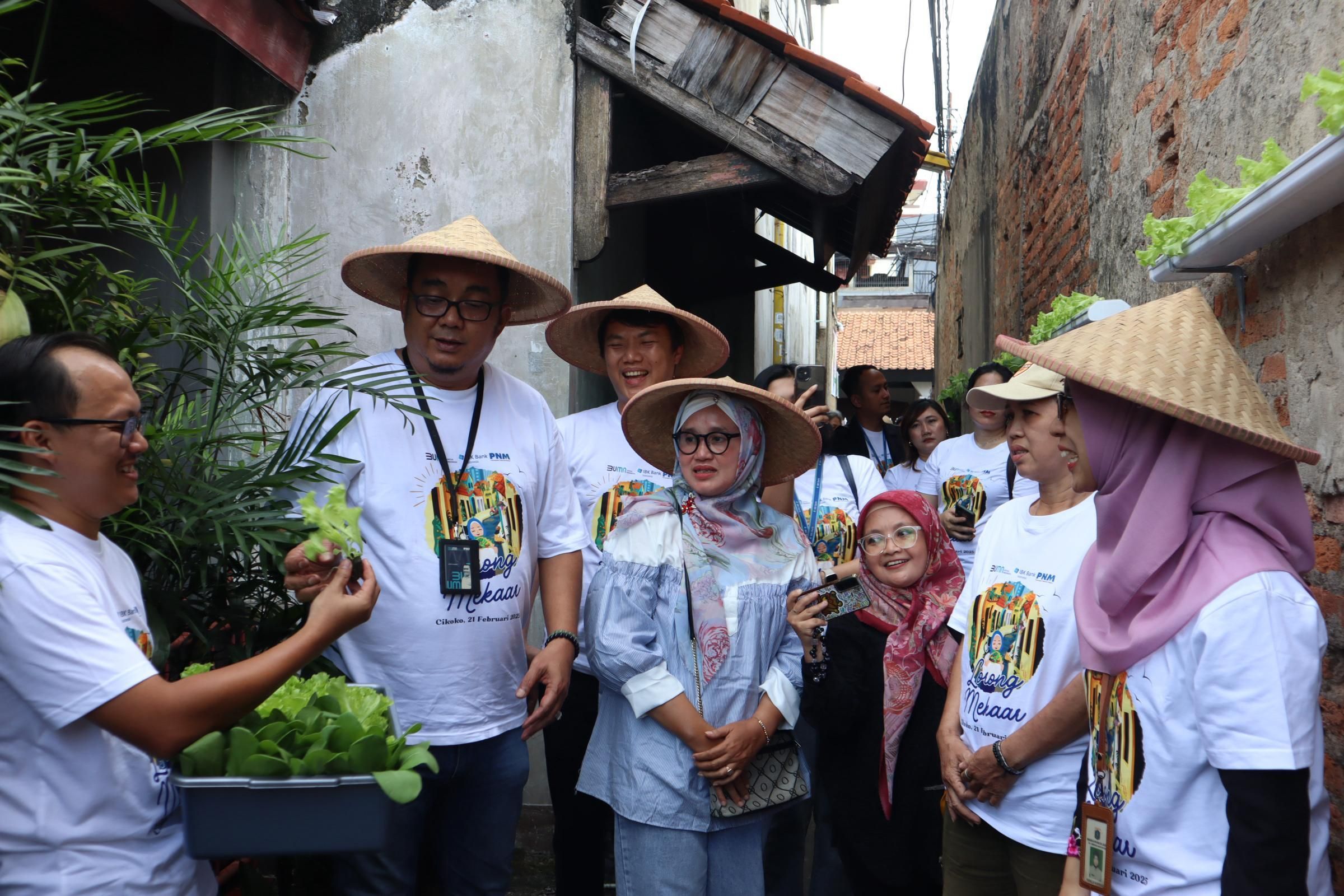 Urban Farming Lorong Mekaar, Langkah PNM Wujudkan Asta Cita Ketahanan Pangan