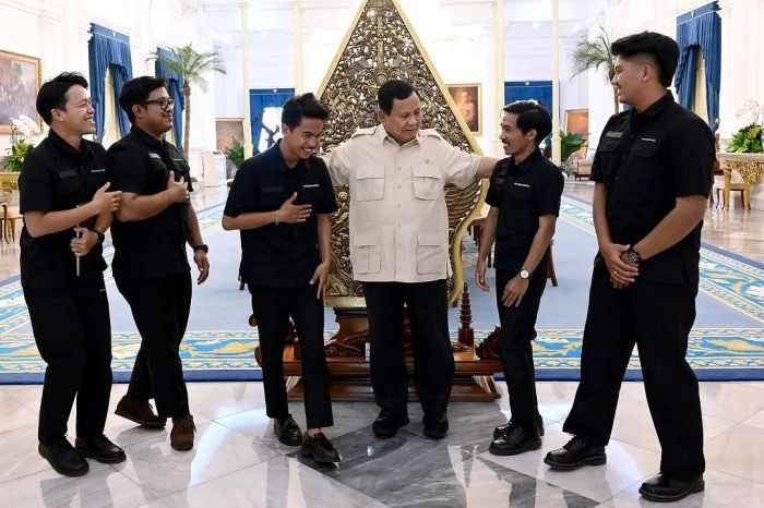 Presiden Prabowo Bertemu Pandawara Group, Apresiasi Aksi Nyata Atasi Sampah