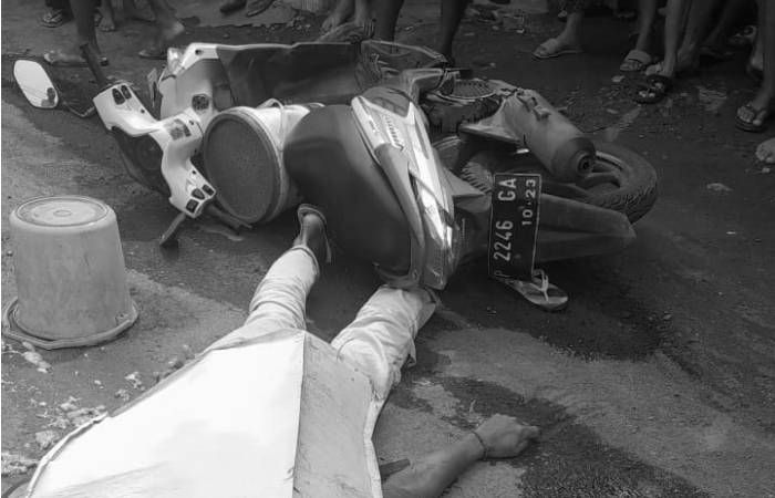 Truk Kontainer Paksa Lewat Jalan Sempit, Berujung Lindas Pemotor hingga Tewas