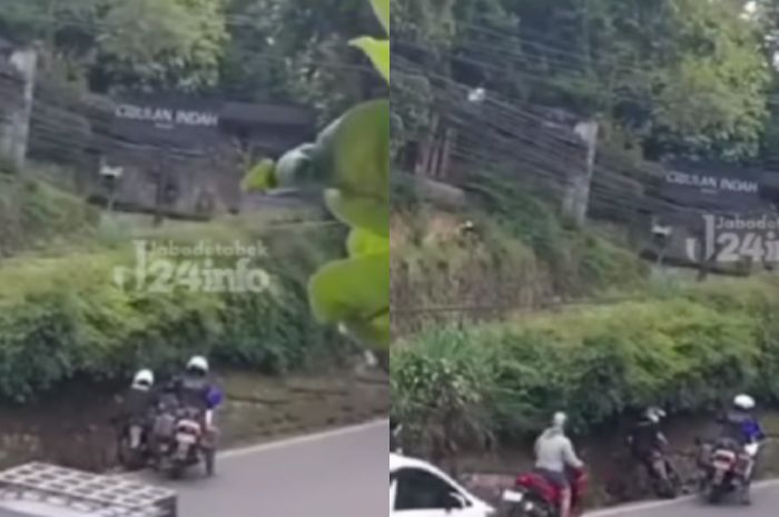 Patwal Arogan yang Diduga Tendang Pemotor di Puncak Bogor Kini Diperiksa Polres