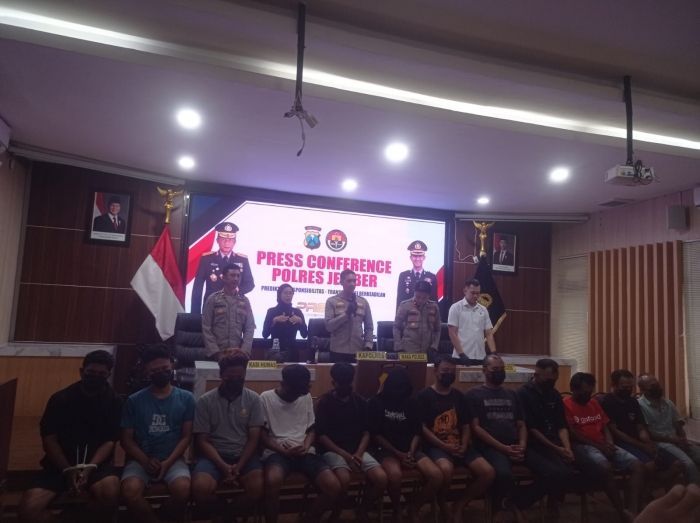 Mabuk hingga Peras Warga saat Ramadhan, 12 Preman di Jember Diciduk Polisi