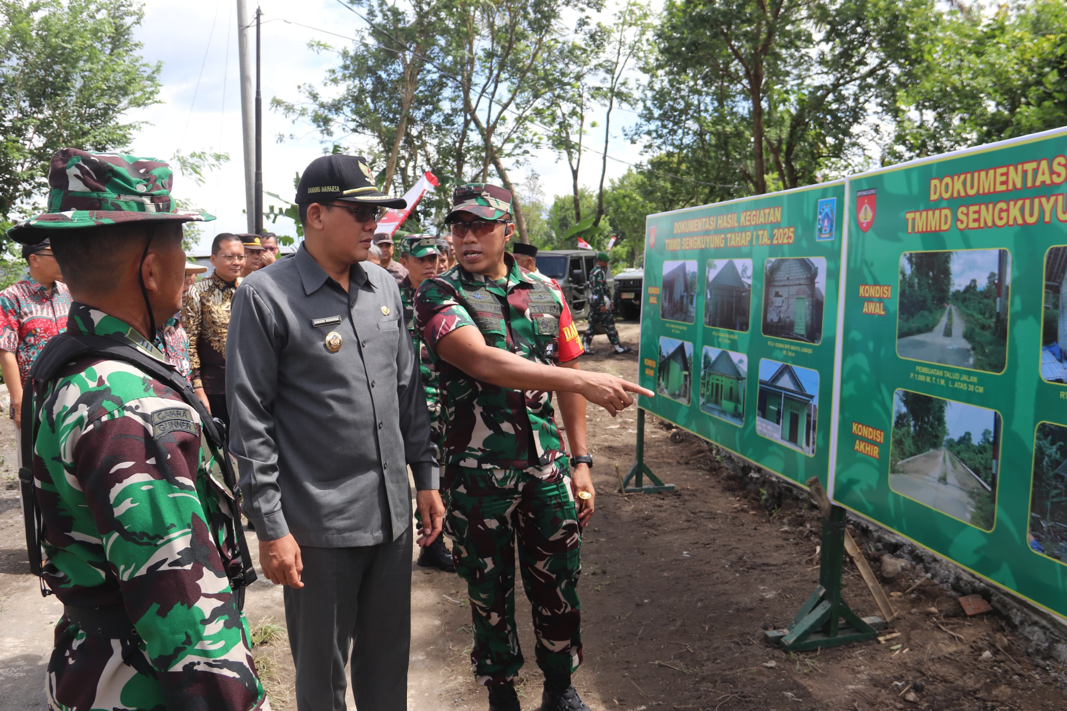 TMMD Sengkuyung Tahap I Sleman Resmi Ditutup, Wabup Danang Berikan Pesan Ini