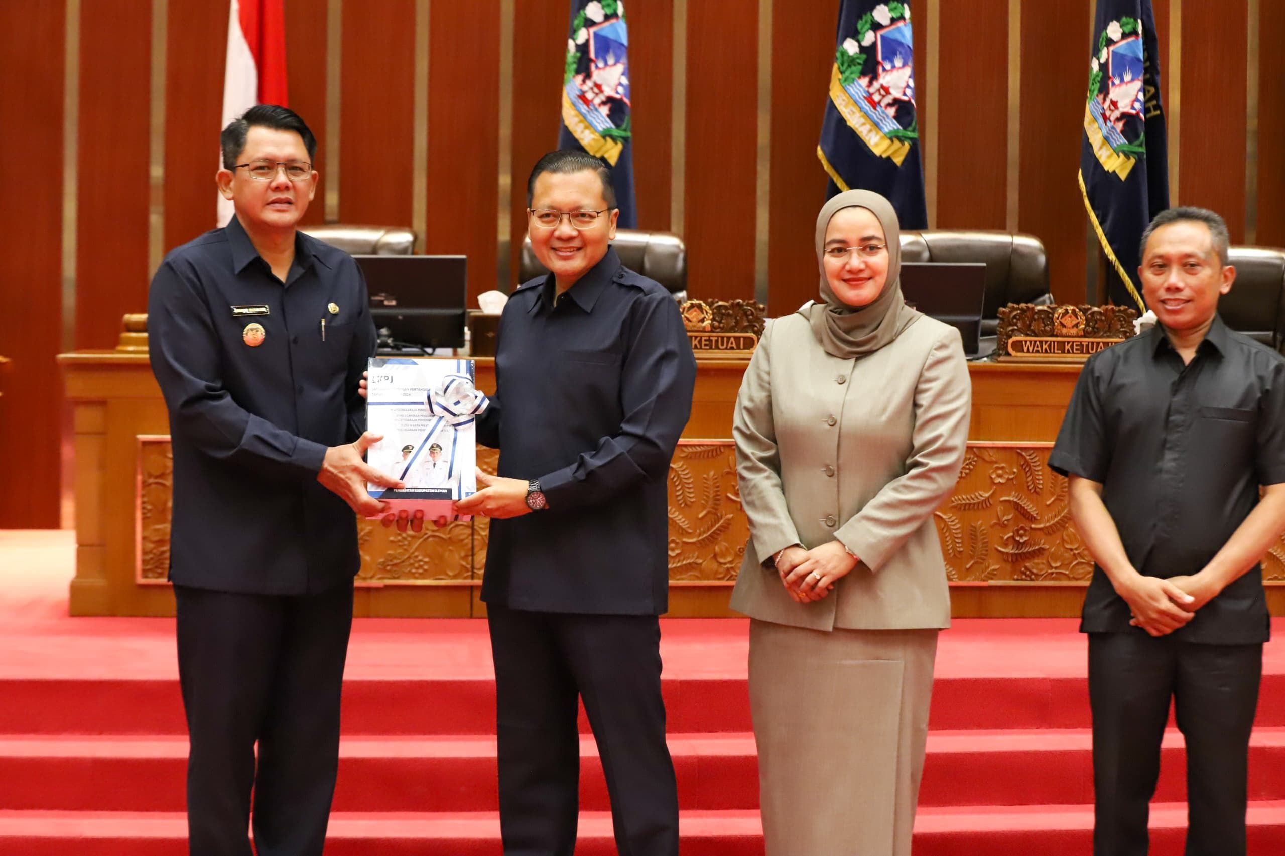 Wabup Danang Serahkan LKPJ Tahun Anggaran 2024 kepada DPRD Sleman