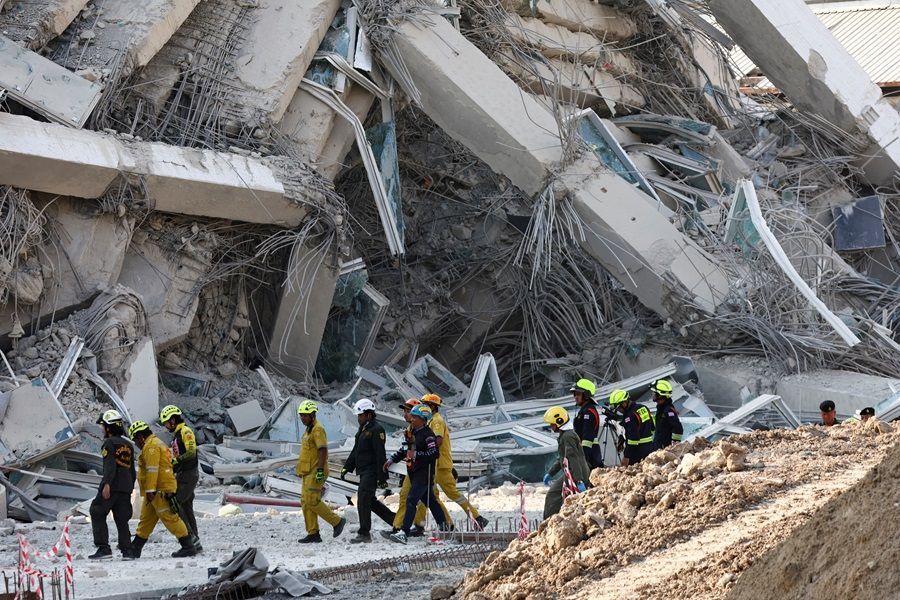 Gempa Bumi M 7,7 Guncang Myanmar hingga Runtuhkan Gedung Pencakar Langit Thailand