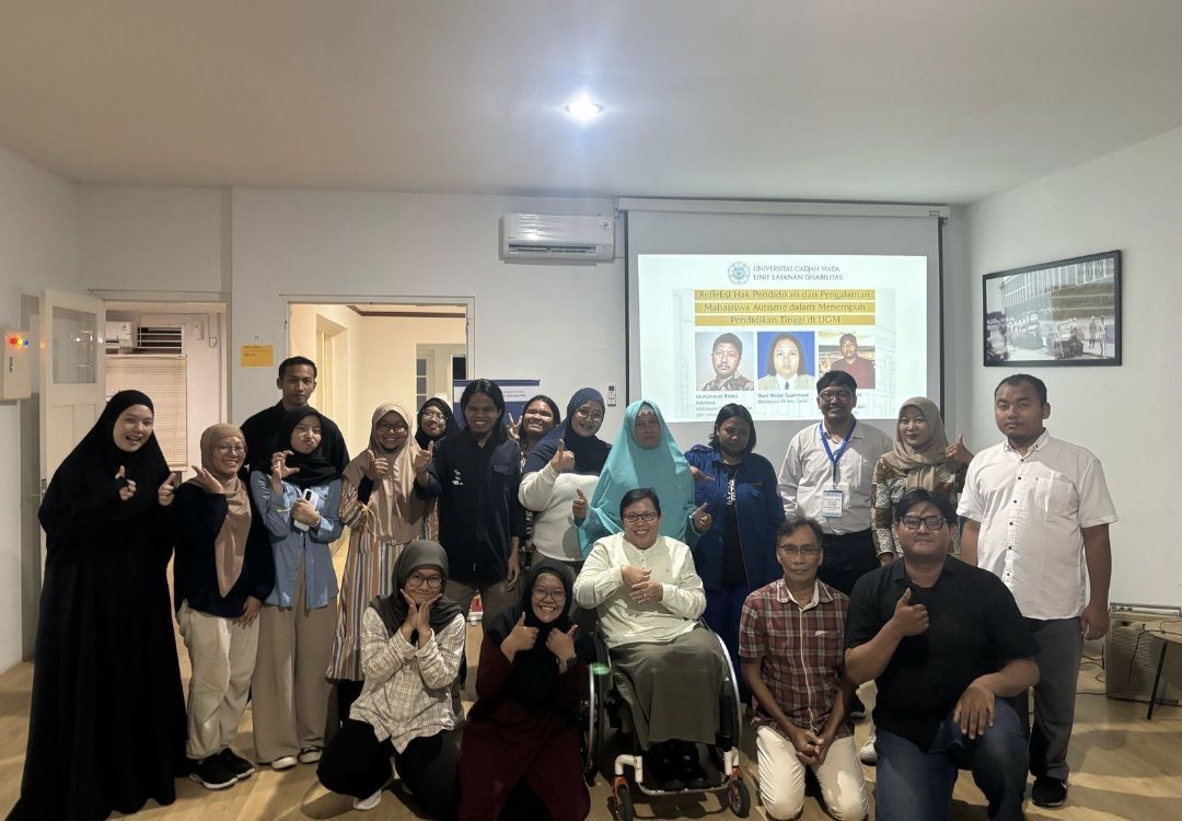Salut! Begini Cerita 3 Mahasiswa Penyandang Disabilitas Saat Jalani Kuliah di UGM