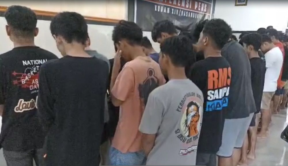Sidrap Gempar, 40 Warga Digiring ke Markas DenIntel Terkait Sobis