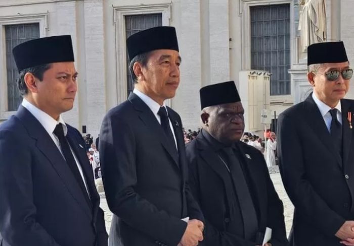Momen Jokowi hingga Menteri Natalius Pigai Hadiri Pemakaman Paus Fransiskus di Vatikan