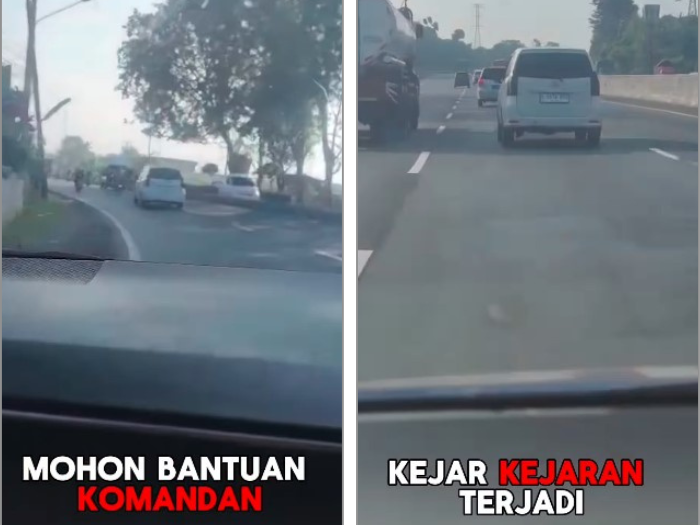 Seru! Aksi Petugas PJR Kejar-kejaran dengan 4 Pelaku Curanmor di Tol Cikampek, Diamankan Usai Alami Kecelakaan